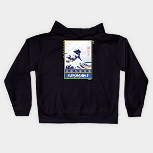 kanagawa Ukiyo-e Kids Hoodie